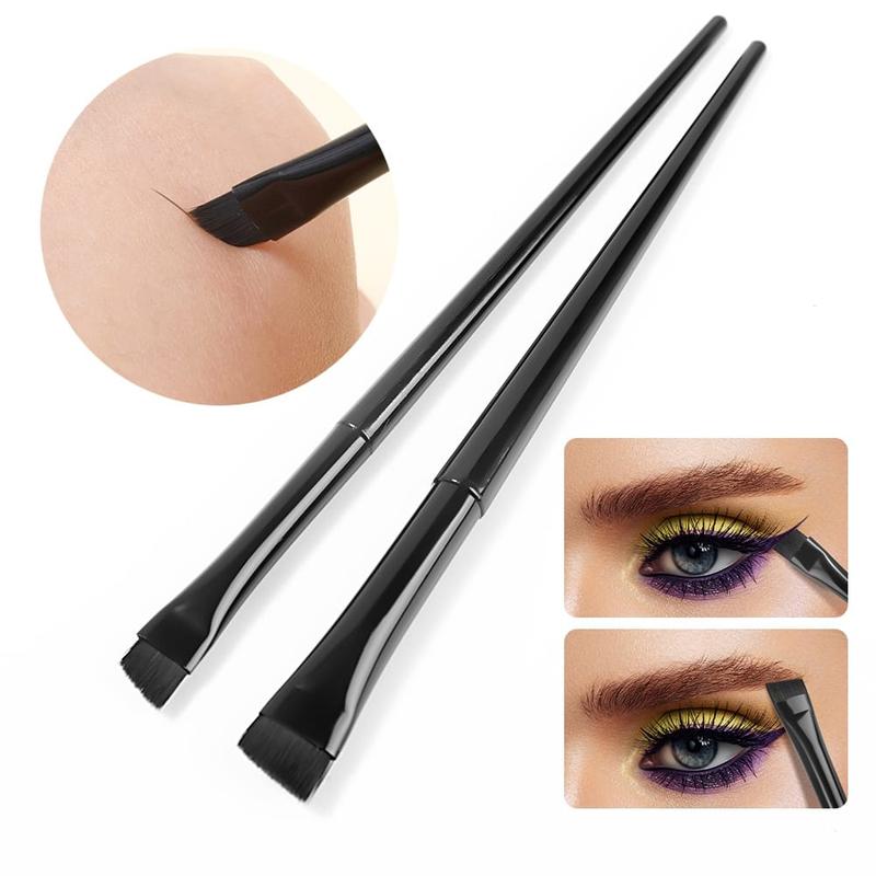 Eyebrow and Eyeliner Brush / Inclined Flat Angled Brush/ Makeup Brush Black Blending Contour 7