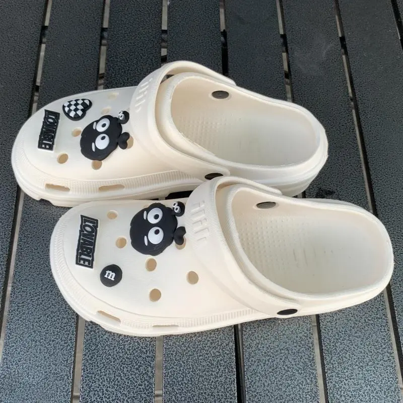 Sandal wedges wanita terbaru dengan berbagai aksesoris sandal pantai outdoor bersol tebal yang nyaman 6
