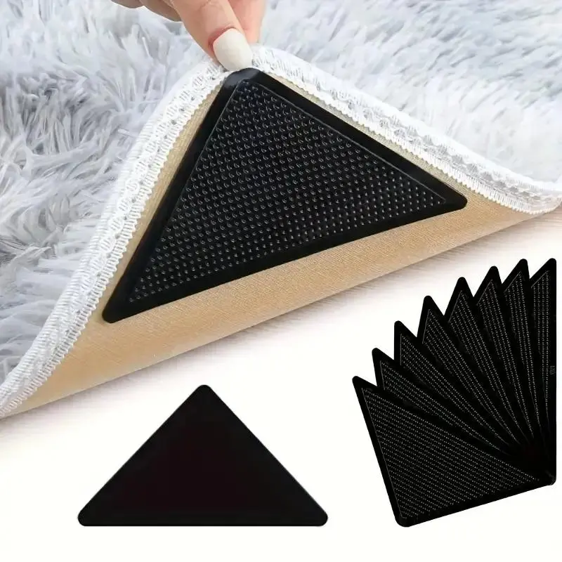 Double Sided Adhesive Rug Pad Gripper, Reusable & Washable Rug Tape, Non Slip Rug Pads for Hardwood Floors and Tiles, Dual Sided Adhesive Rug Pad Gripper