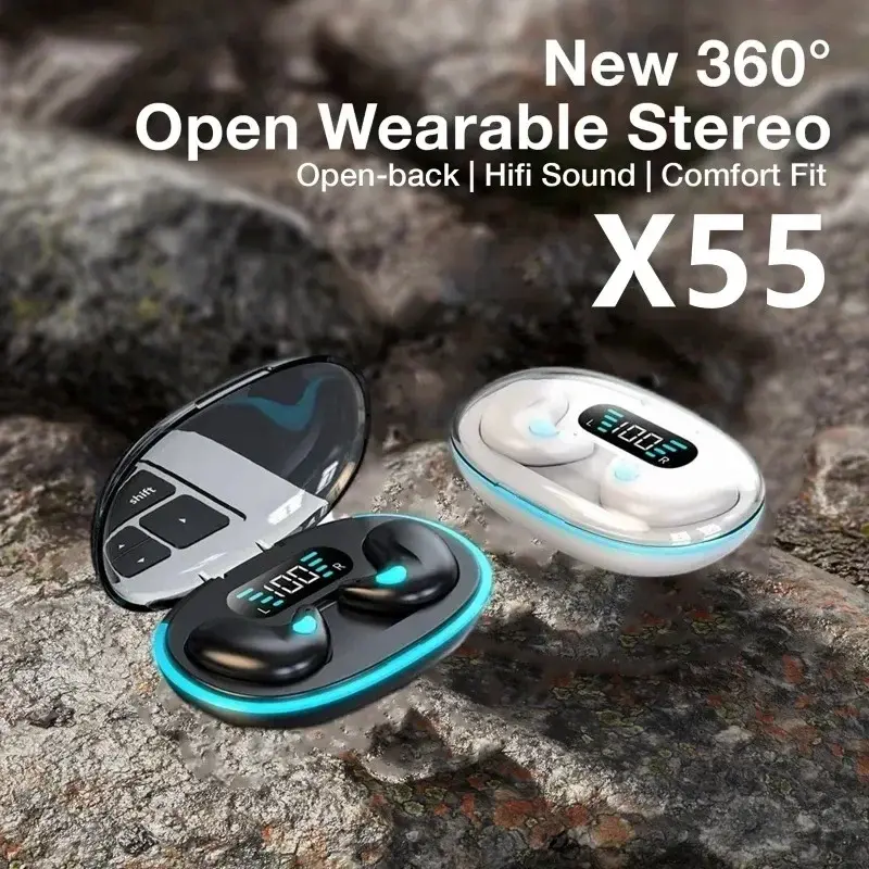 Tai nghe không dây X55 Mini Bluetooth với âm thanh nổi và Mic HD | BigBuy360 - bigbuy360.vn Tai nghe không dây X55 Mini Bluetooth với âm thanh nổi và Mic HD | BigBuy360 - bigbuy360.vn