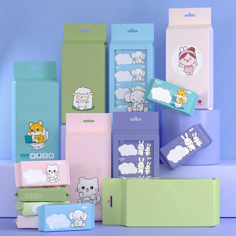 Khăn lau di động- Lý Tưởng để sử dụng hàng ngày, cắm trại và du lịch | Tấm làm sạch bằng vải không dệt tiện lợi Khăn Tắm Nhà Tắm 6