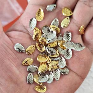 Bulk Pure Copper Micro Object Special Sunflower Seed Sequins No Line Damage Stream Lure Matching Fly Hook White Strip Horse Mouth Fake Bait