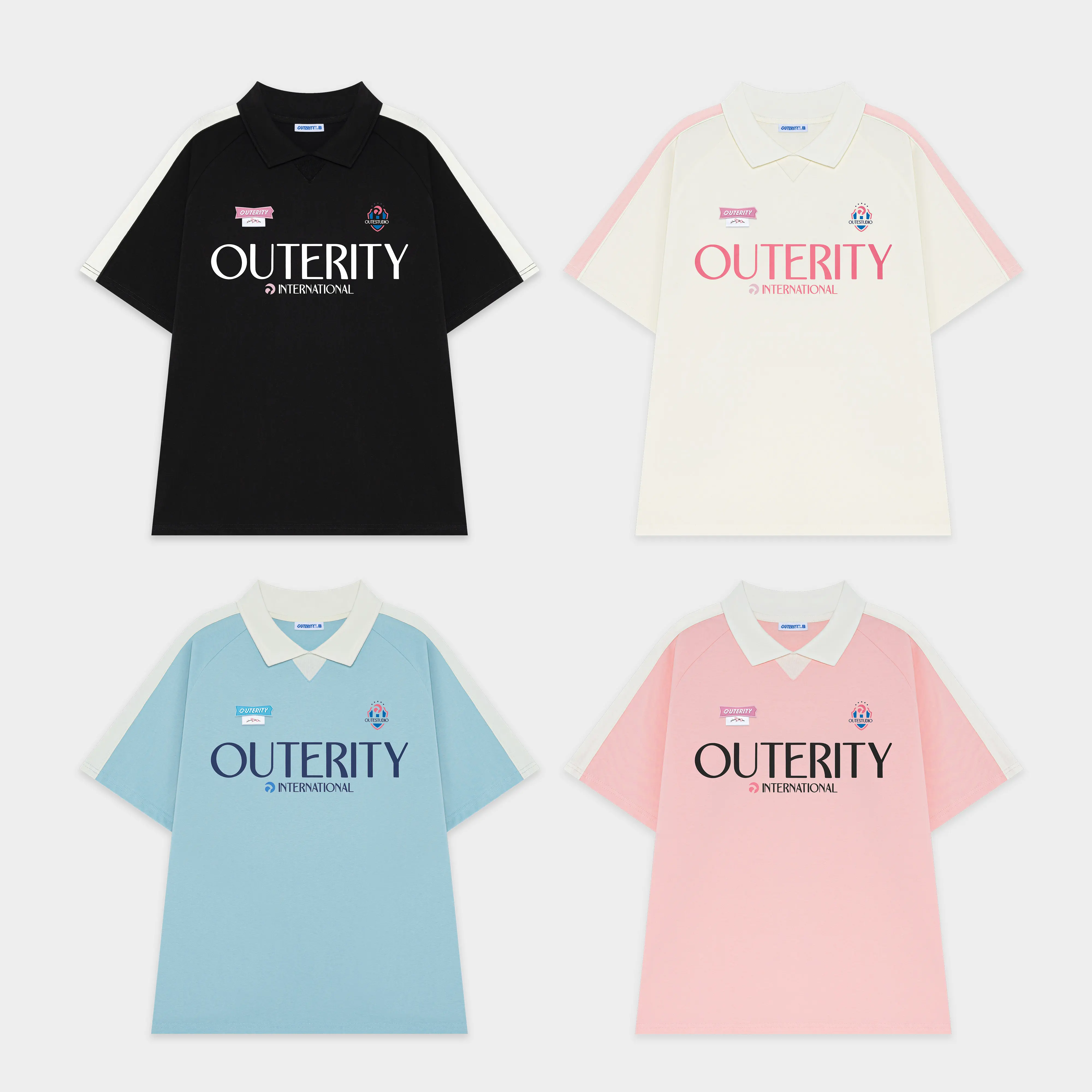Áo Polo phối cổ sọc tay Outerity Five Star Tee / Unisex Localbrand  2024