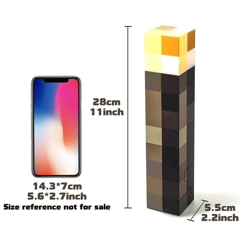 Product Introduction of Pixel Design Handheld Flashlight, LED Lights, Cordless LED Night Light, Rechargeable Novelty & Gag Toys Gift, Holiday Essentials, Back To School 6