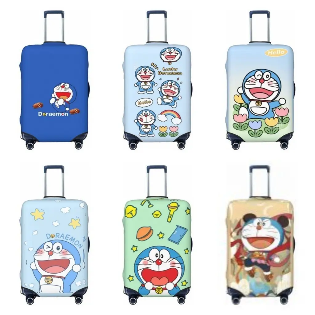 Vỏ Bọc Vali Doraemon, Phong Cách Nhật Bản, In Hình, Đàn Hồi, Vỏ Bảo Vệ Vali Hành Lý Du Lịch, Vỏ Bọc Chống Bụi Co Giãn