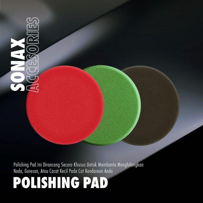 Sonax Polishing Sponge Grey Busa Poles Foam Pad Finishing 6 Inch 4