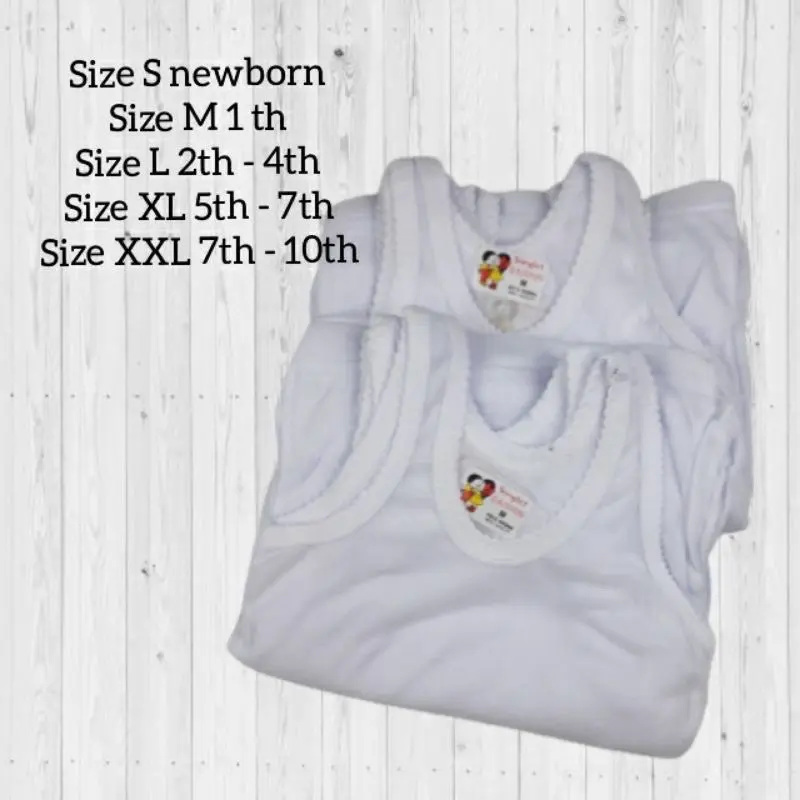 grosir 6 helai singlet kaos dalam anak daishin murah Fashion 0