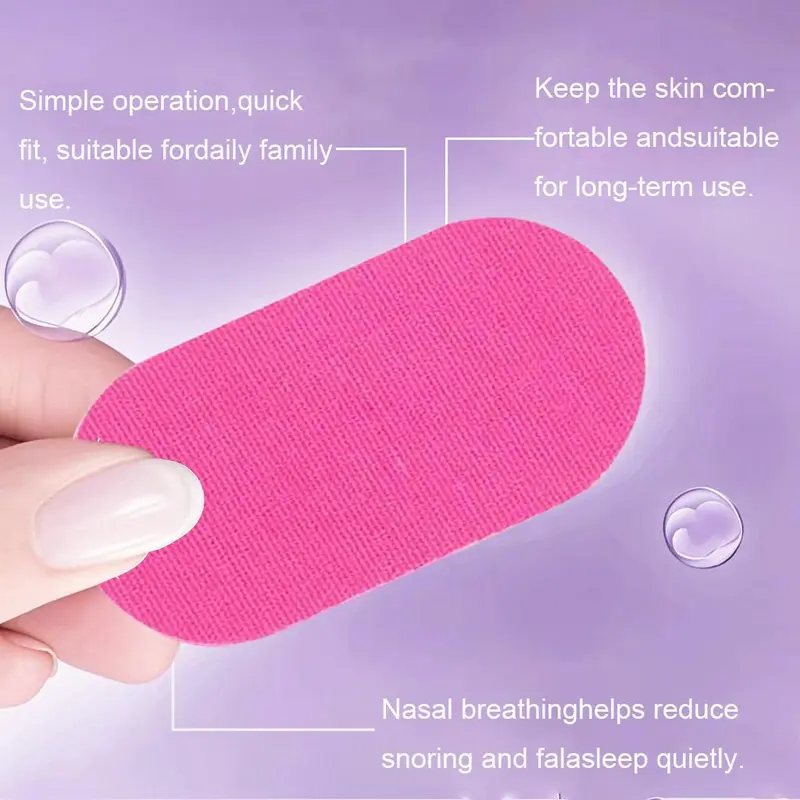 Breathable Mouth Tape Snoring Relief Sticker Sleep Patches, 30/60/90pcs Sleep Strips, Gentle on Skin Adhesive Tape, Sleep Accessories for Improving Sleep, Healthcare Trending Products, Sleep Aid Supplies, Sleep Aid, Sleep Breathing Patch 5