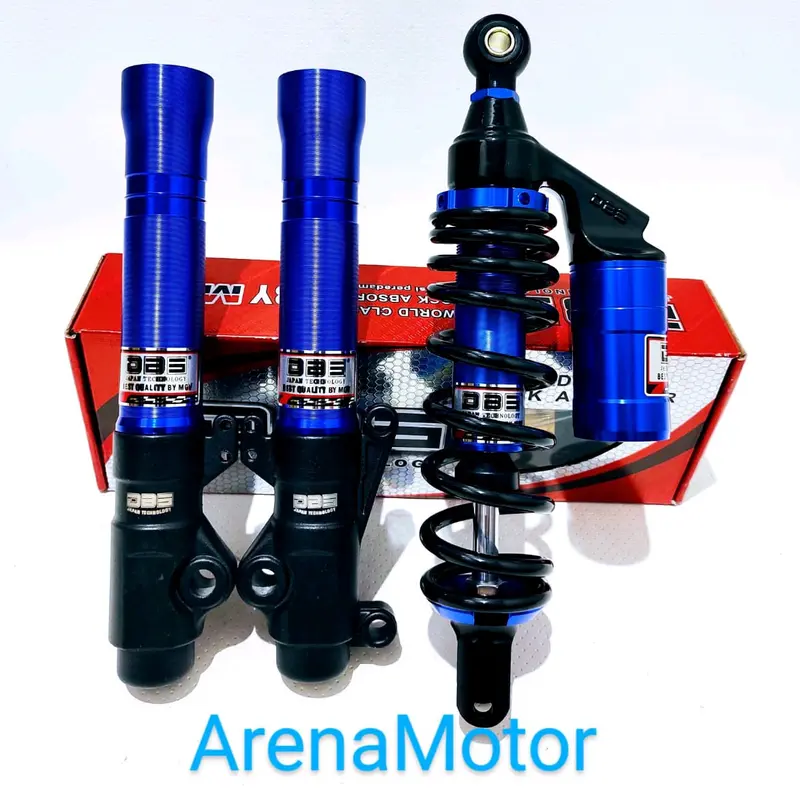 DBS Shock Belakang + Tabung Shock Depan ukuran 310mm 330mm bisa untuk motor beat, vario110, vario125, vario 150,scoopy, spacy, genio, Best Quality Original DBS MGV 0