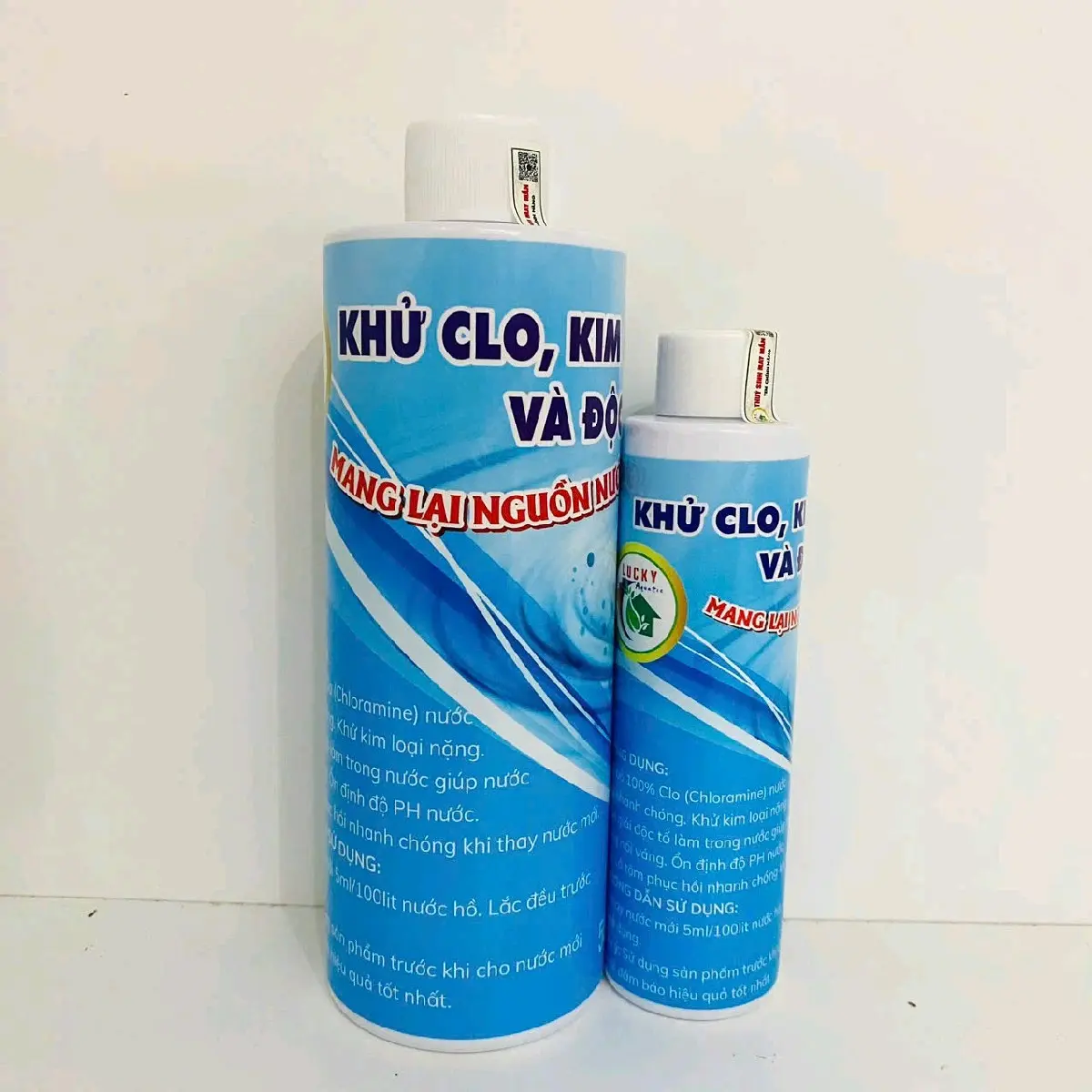 KHỬ CLO-KIM LOẠI NẶNG VÀ ĐỘC TỐ Lucky (Sản Phẩm Dùng Cho Thủy Sinh) Xử Lý Nước extra
