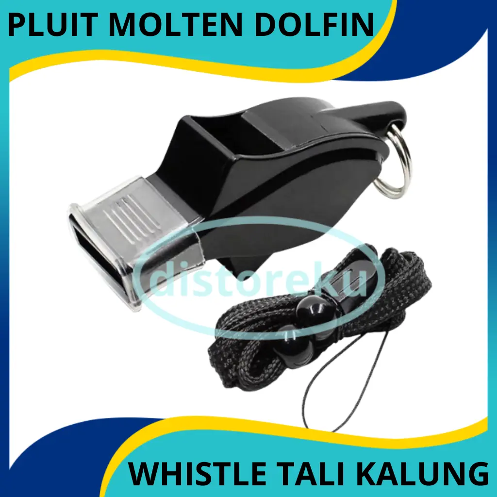 DM - Pluit Molten Dolfin Pro Whistle Peluit Olahraga Tali Kalung 0453