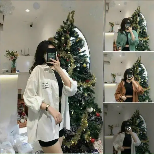 Áo Sơ Mi Nhung Tăm Thêu Chữ Có túi From dưới 70kg Mẫu Mới 3