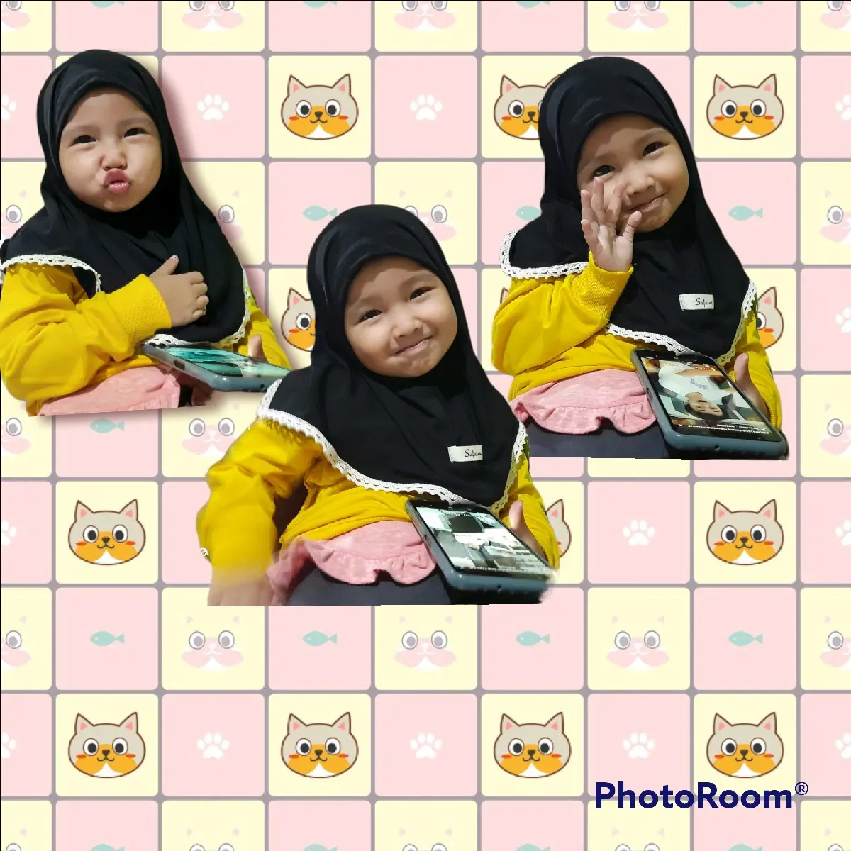 Hijab Alesha untuk anak 1 - 10 tahun