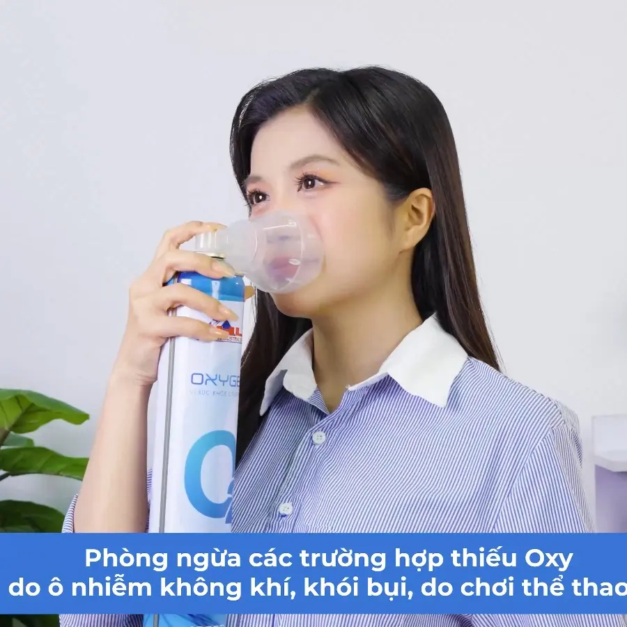 Bình oxy y tế mini cầm tay dung tích 10 lít tinh khiết