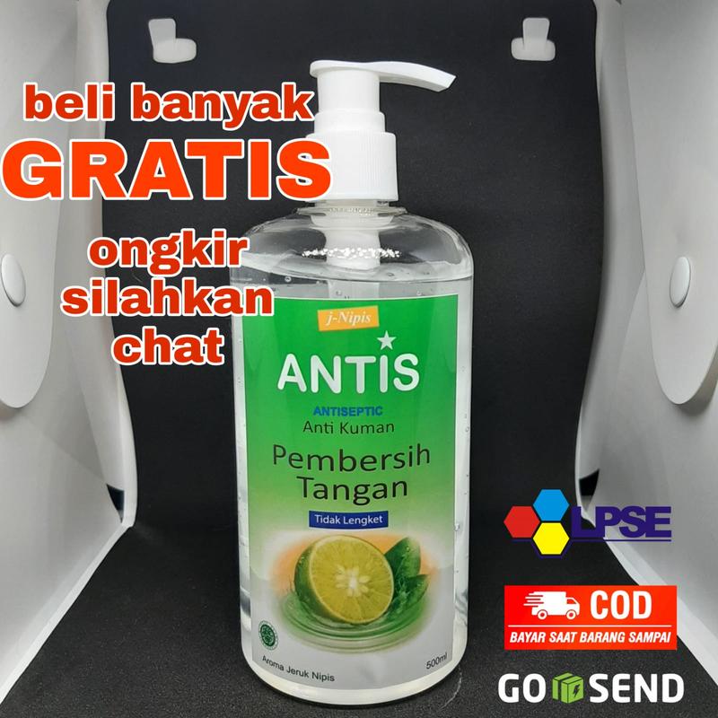 Handa sanitizer ANTIS 500 ML Aroma jeruk nipis pembersih tangan 0