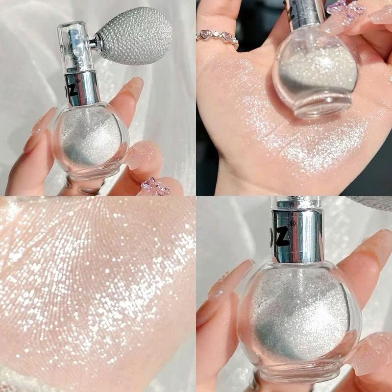 ￼ ￼Xịt Nhũ Bắt Sáng Kim Tuyến TEAYASON Spray Cho Mặt Và Body, Nhũ Bắt Sáng Màu Ánh Bạc Cosmetic