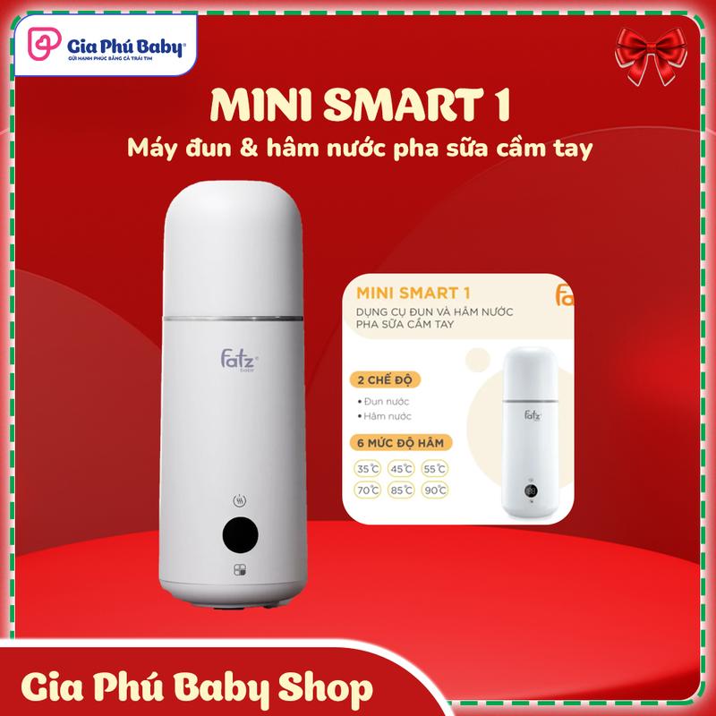 MÁY ĐUN VÀ HÂM NƯỚC PHA SỮA CẦM TAY – MINI SMART 1 - Fatz baby Cho Bé