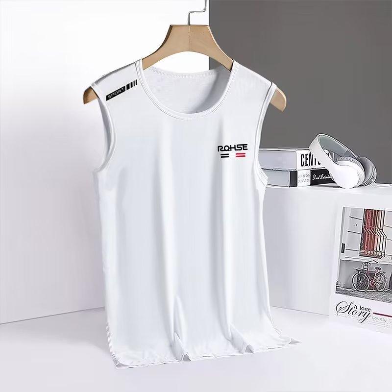 Product Introduction of Simple Casual Vest Men'S Thin Breathable Quick-Drying Crewneck Vest 9