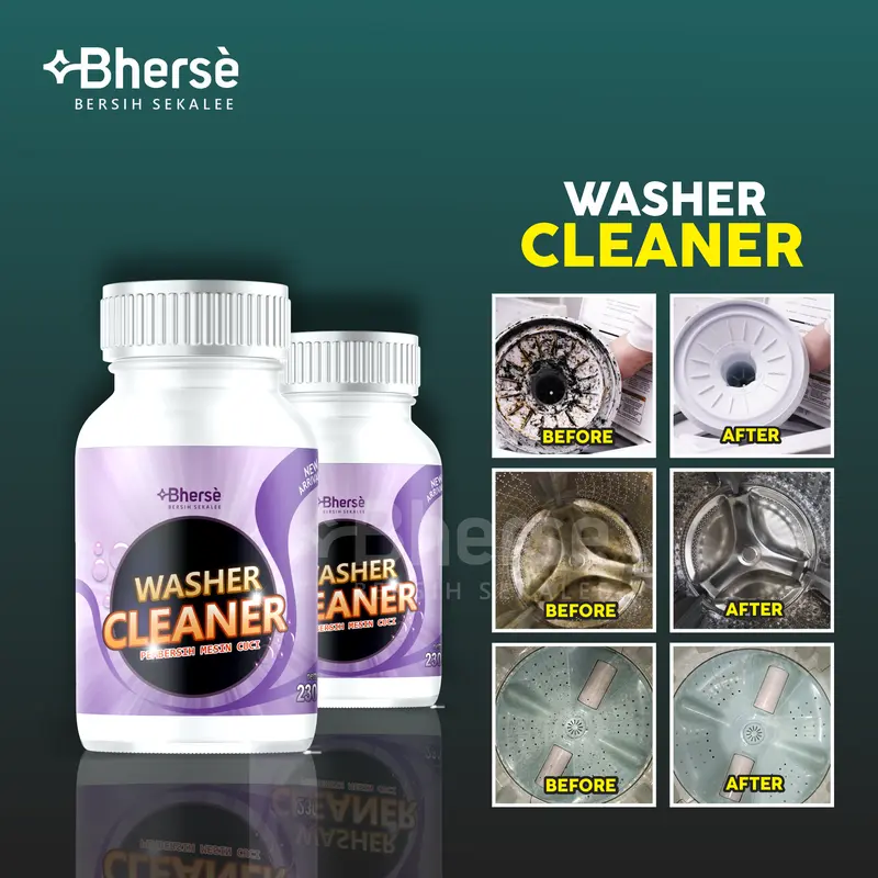 PROMO Bherse Washer Cleaner Pembersih Mesin Cuci 4