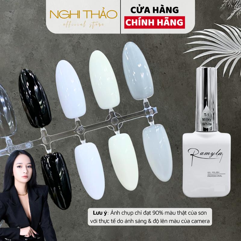 Sơn gel đen trắng nước gạo RAMYLA