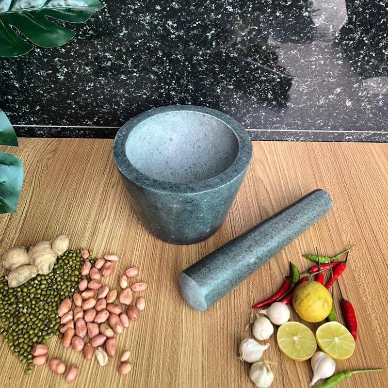 Bộ chày cối đá đánh bong ĐK 15cm 0