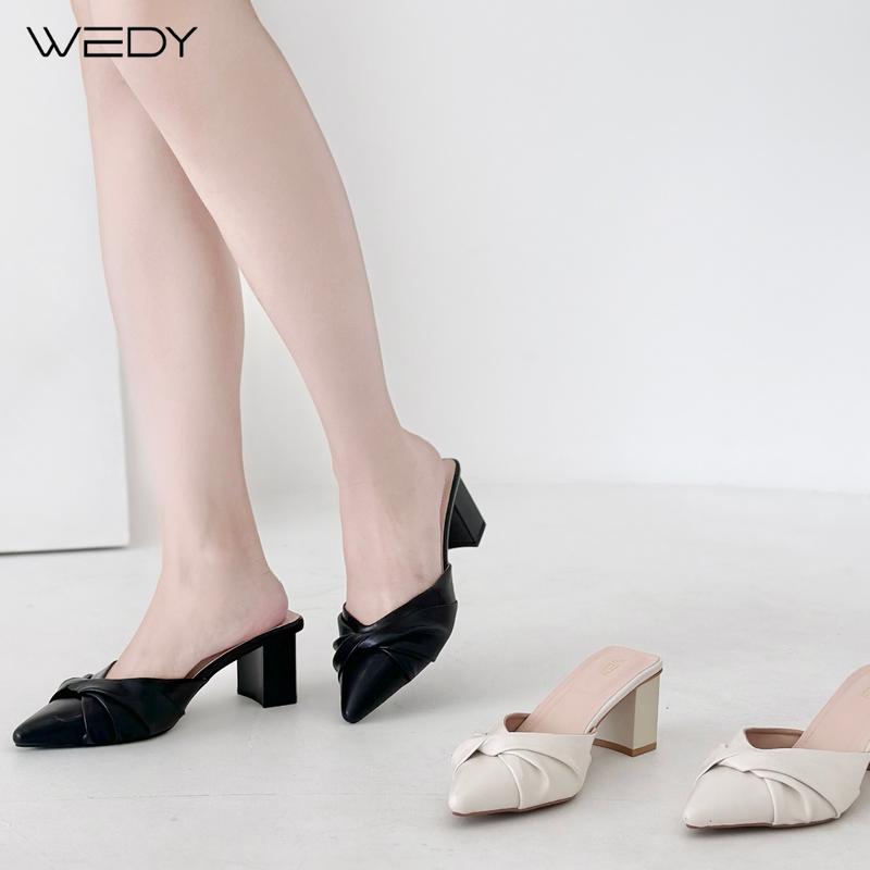 Product Introduction of [Hình thật]Dép nữ đế cao tôn dáng, Dép sục cao gót 7 phân dép nữ hottrend 2023 WD2316 Shoes GiàY DéP đế Cao Su Len 17