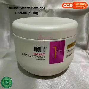 Inaura Smart Straightening Step 1 1000ml With Plex For Resistant Hair Argant Oil -serbaserbicosmetics