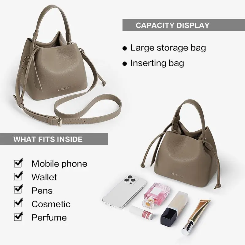 [Emma bag* IGun] BOSTANTEN Tas Selempang Wanita Sling Bag Wanita Shoulder Bag Kulit Sintetis Mewah 7