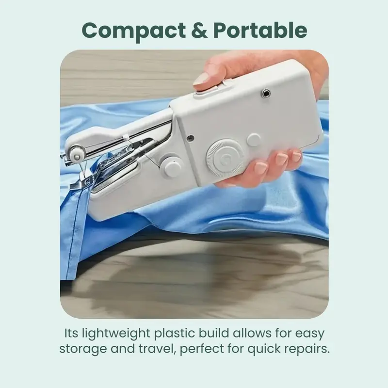 Mini Handheld Sewing Machine without Battery, Portable Electric Stitcher Sewing Machines, Sewing Supplies for Home Use, Gadgets For The Home, Gift, Teen Girl Gifts, Trending Products 1