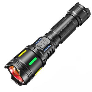 Lampu Kecemasan Boleh Dicas Semula, dengan Paparan Digital Putih Lighting Lights Portable Home