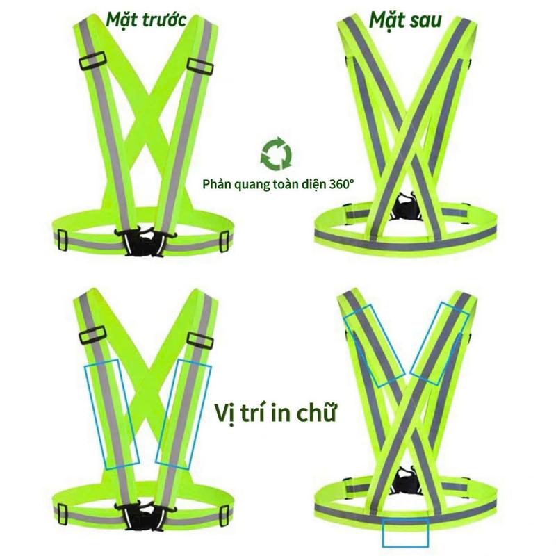 Dây đai Phản Quang giá rẻ dễ dàng nhận diện trong trời tối 1