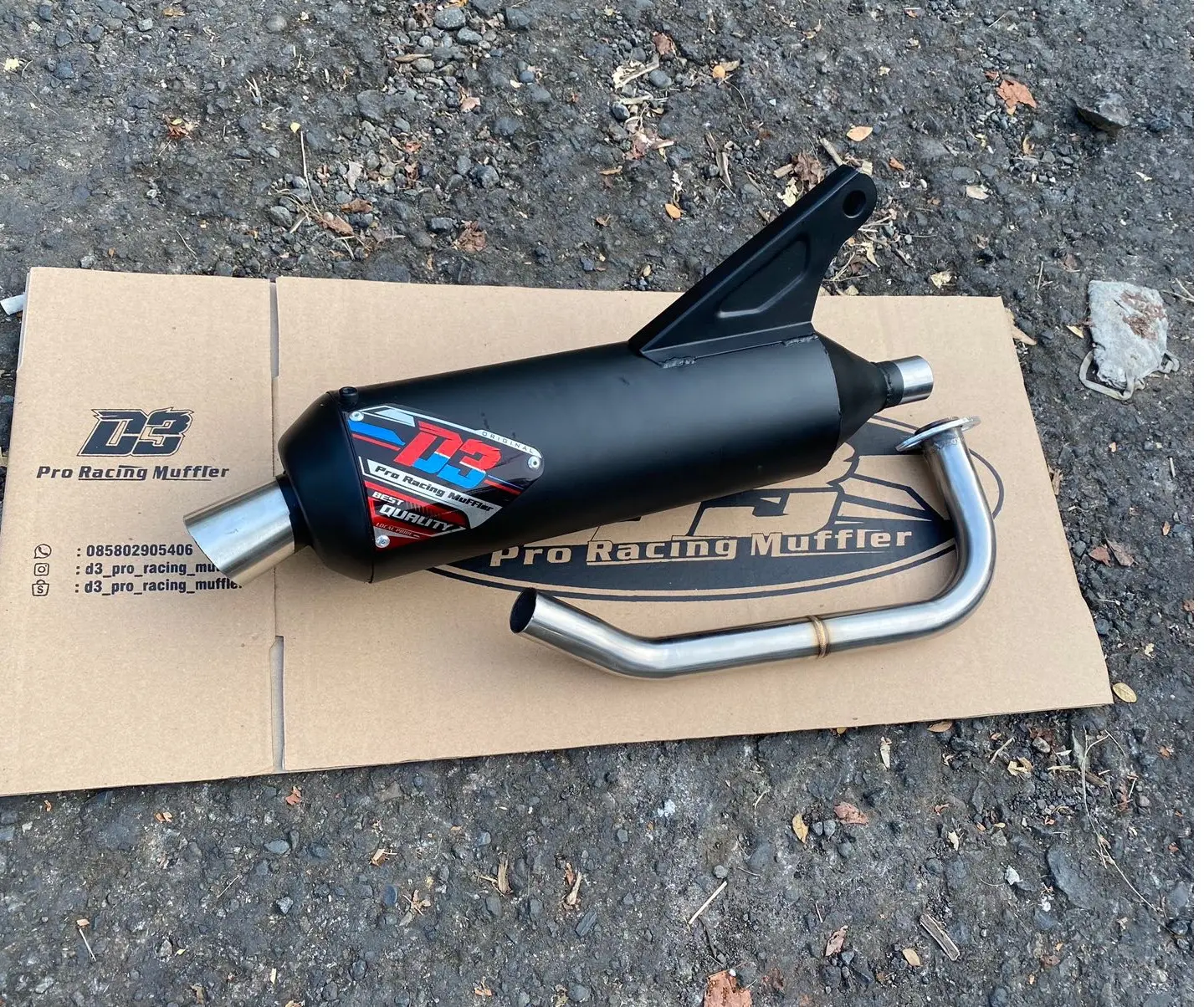Tsukigi Double muffler Mio sporty Mio m3 Mio j Mio gt Mio soul - ORIGINAL D3