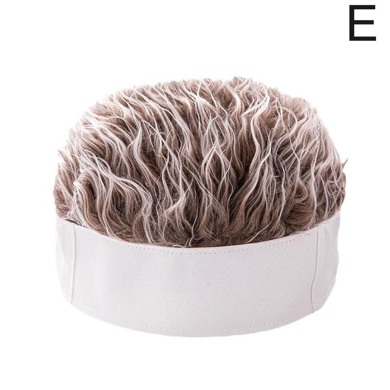Product Introduction of Rambut palsu simulasi kacak, topi rambut pendek, Retro, Hip-hop, gurauan, tanpa tepi 29