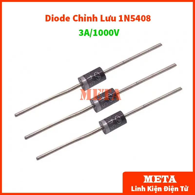 [Túi 5 Con] 1N5408 - Diode Chỉnh Lưu 3A/1000V IN5408 Chân Cắm DIP 5408