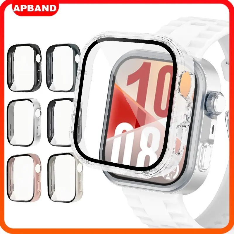 Anti Gores Diamond /TPU /Tempered Glass PC Case for Huawei Wacth Fit 4 / Huawei Watch Fit 4 Pro Screen Protector Bumper Cover Accessories Jam Tangan Smartwatch for Huawei Fit 4