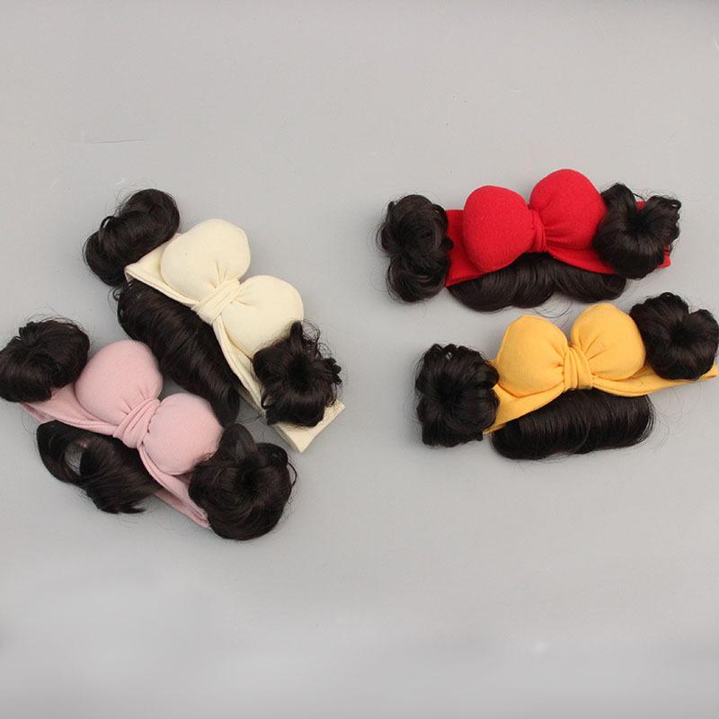 Product Introduction of Băng Đô Tóc Giả Cho Em Bé Và Trẻ Em, Thời Trang, Dễ Thương, Dành Cho Trẻ Em Gái, Kiểu Nơ, Thích Hợp Cho Trẻ Sơ Sinh Và Trẻ Mới Biết Đi, Mũ Tóc Giả, Sợi Tóc, Mũ Đội Đầu Hóa Trang, [Lww] Cho Bé Phụ Kiện Tóc 12