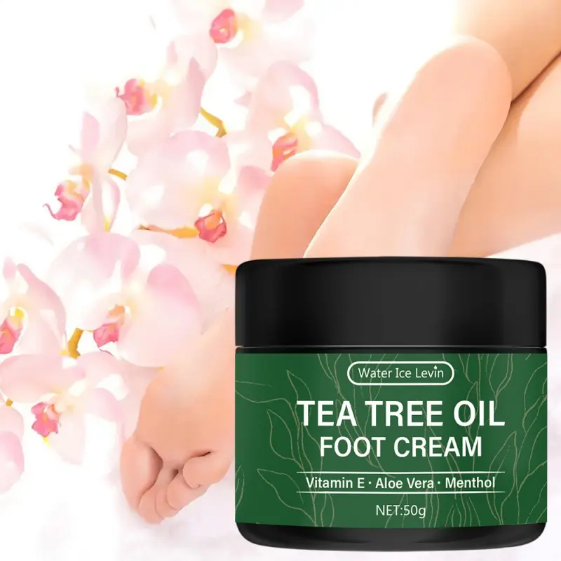 Moisturizing Tea Tree Oil Foot Cream for Daily Foot Care Nails Moisture Moisturizer Moisturize Hydrate