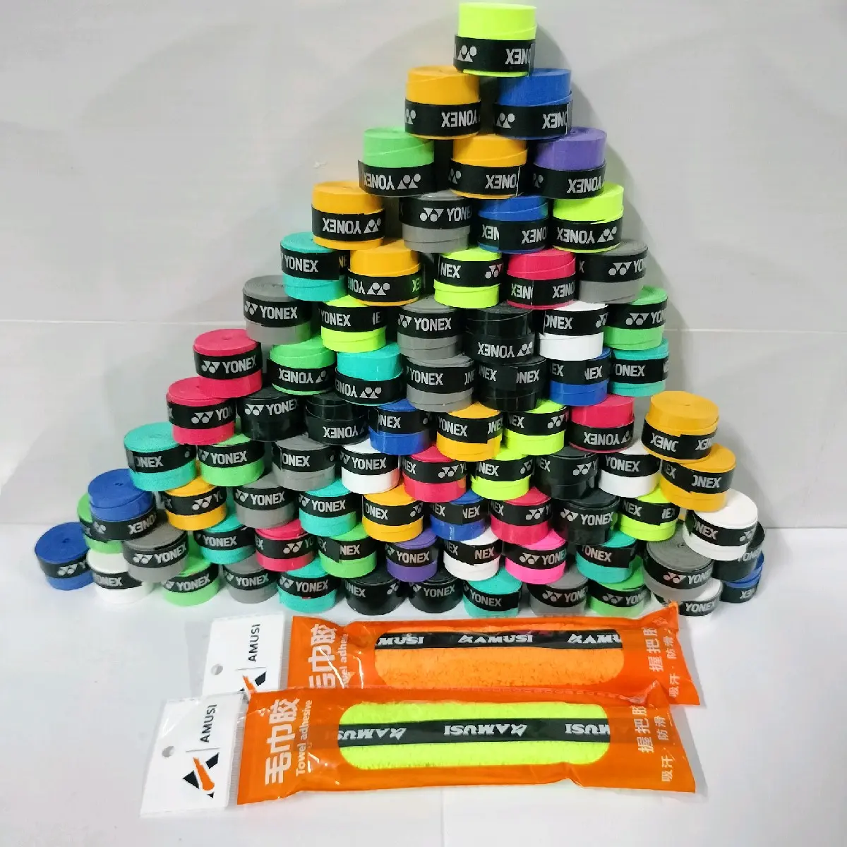 quấn cán vợt cầu lông Yonex đủ màu, combo 10 cuộn + 1 quấn cán vải. Sport Bi