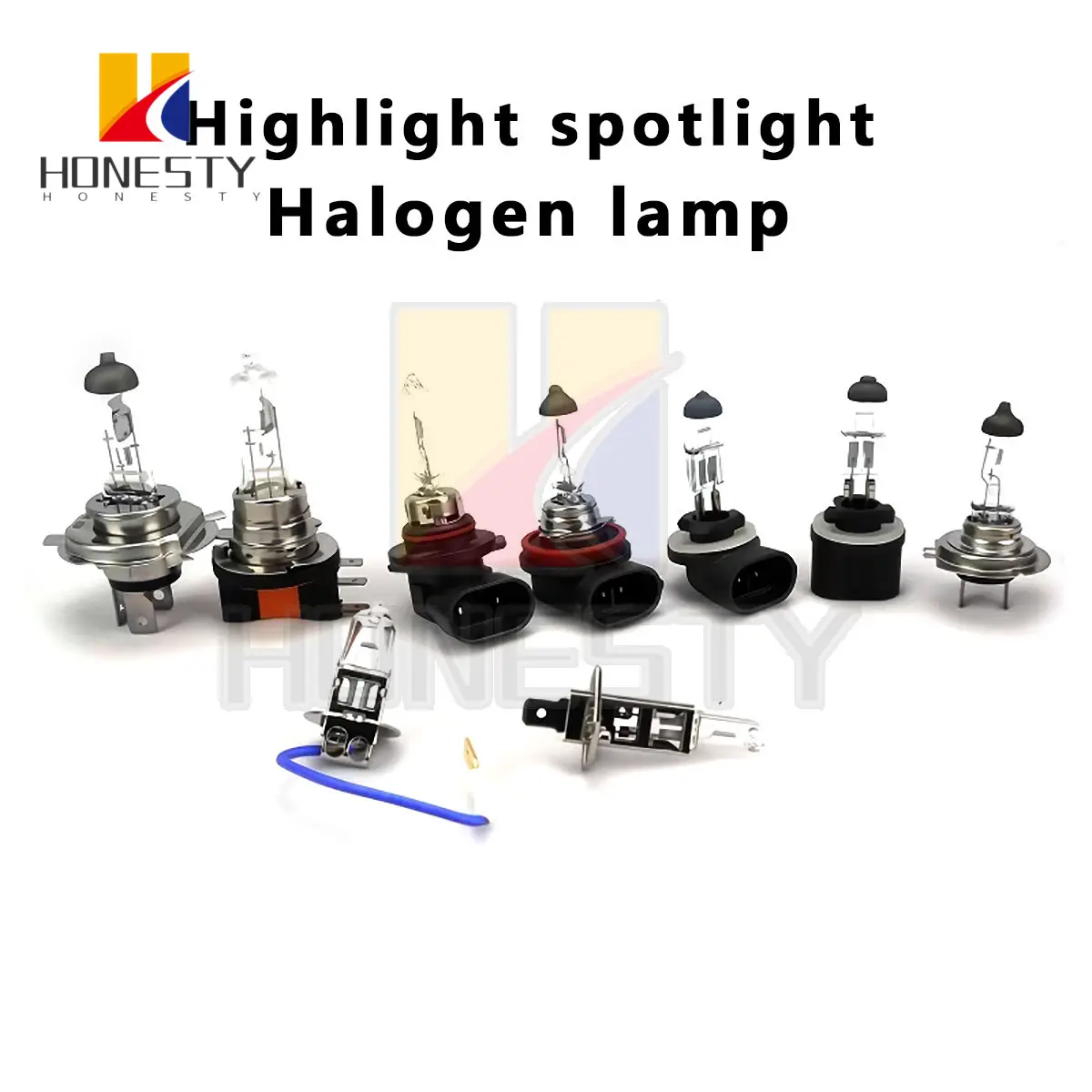 1Pcs 12V 24V High Quality Car Halogen lamp Headlight Fog Lights Bulb H1 H3 H4 H7 H8 H9 H11 HB3 9005 HB4 9006 880 881 9012 55W 60W 90W 100W