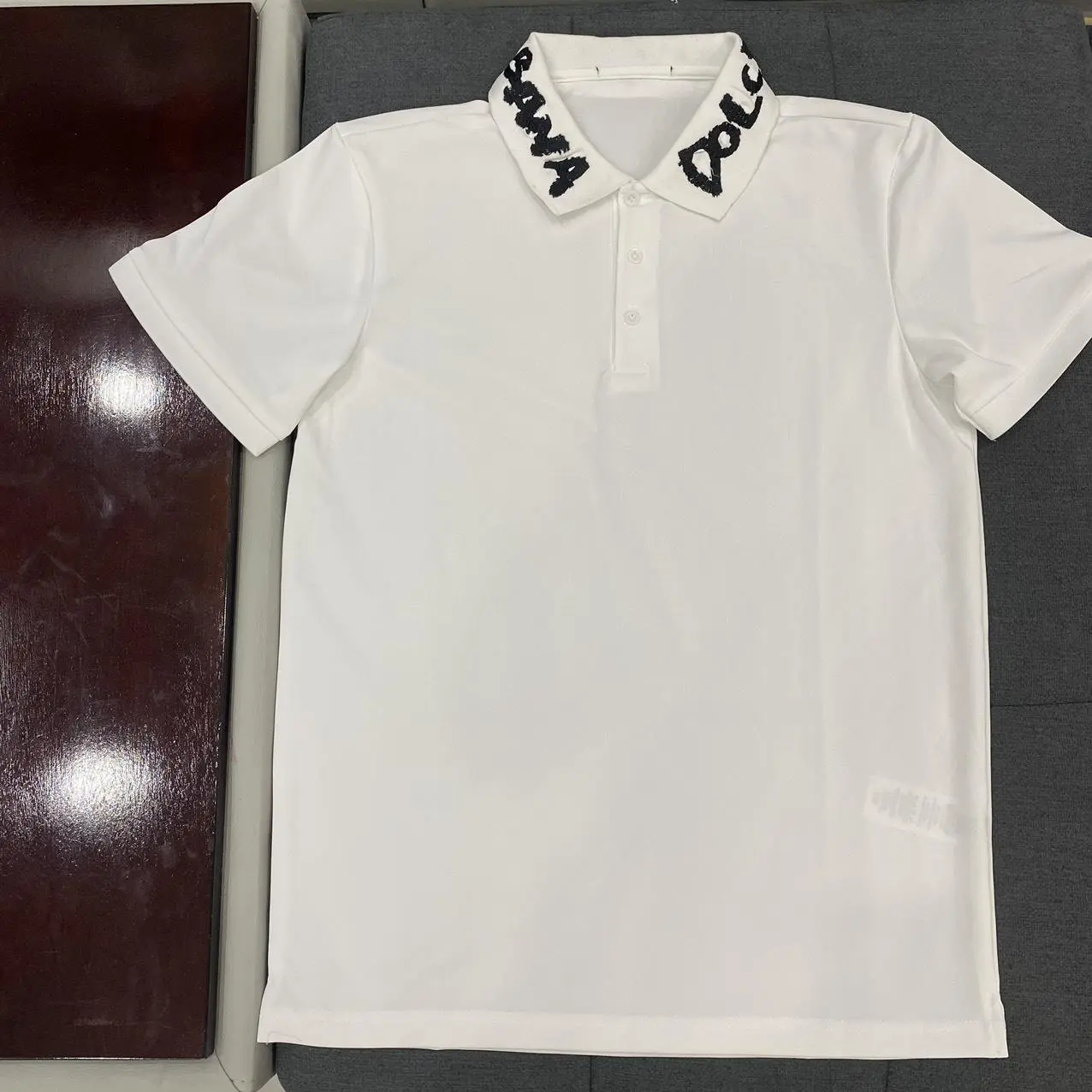 Áo POLO thêu chữ cổ , lịch sự . Chất vải mát mịn Nam Menswear Có Cổ