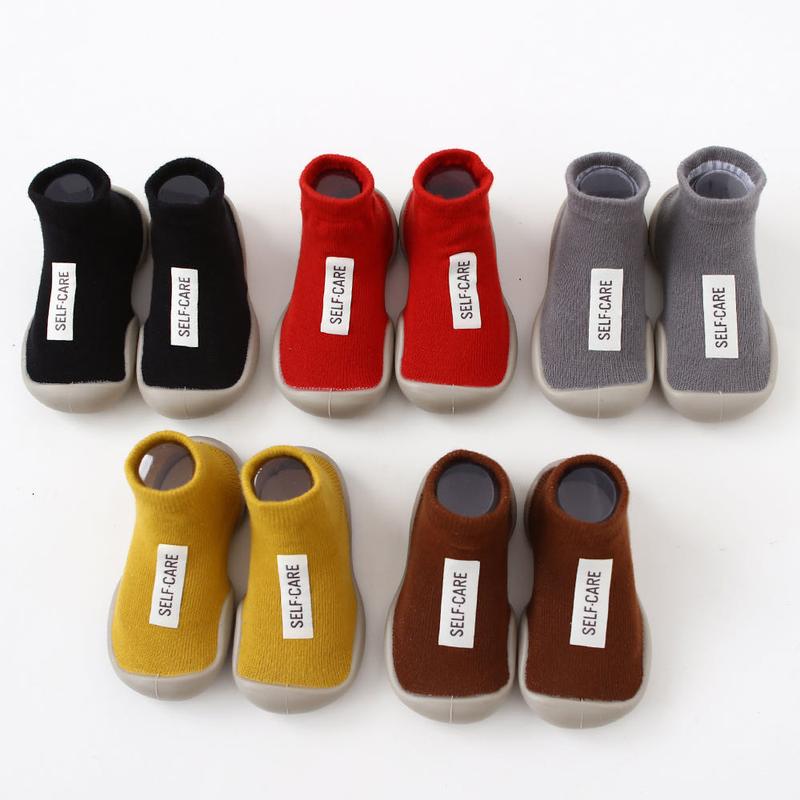 Product Introduction of Babyonline(X127)2S6 รองเท้าหุ้มข้อสำหรับเด็กหัดวัยเดิน ข้อสั้น ใส่สบาย พื้นยางกันลื่น 27