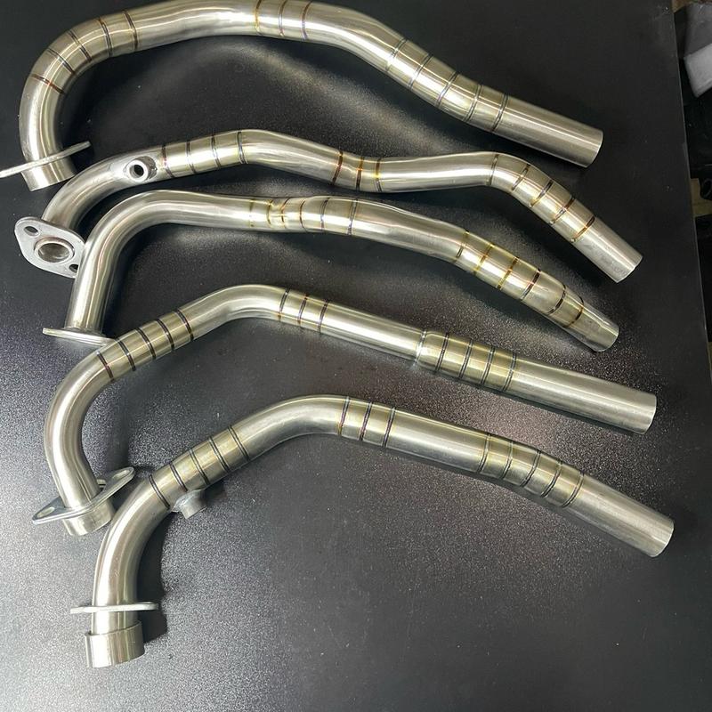 Cổ pô inox 304 kèm khâu nối cnc lắp được nhiều dòng xe(xem mô tả sản phẩm)