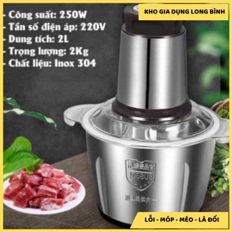 [ LOẠI 1 ] Máy xay đa năng 2L cối inox 304 4 lưỡi đa năng công suất 2500w, máy xay bear mini cầm tay siêu khỏe dễ dàng sử dụng NEW 7