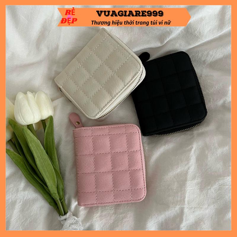 Ví nữ đẹp mini ngắn cầm tay nhỏ gọn nhiều ngăn bỏ túi thời trang hàn quốc VN35