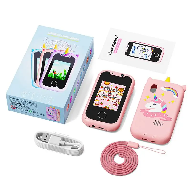 Smart Phone Toy, Touch Screen HD Dual Camera Phone with Digital Camera, Educational Toy for Boys & Girls, Birthday Gift for Kids, Birthday Gifts Ideas