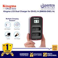 Gambar Kingma BM058 LCD Dual Charger for En-El14 for Nikon D3400 D3500 D5300 dari Sentra Digital Kota Surabaya 3 Tokopedia