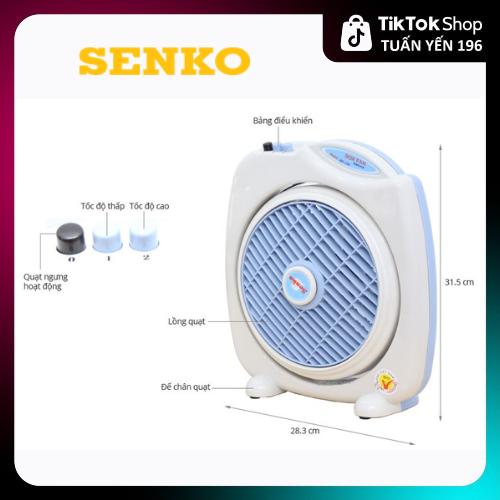 Quạt bàn đảo quạt hộp Mini Senko BD230 - Bảo Hành 12 tháng - TUẤN YẾN Fan