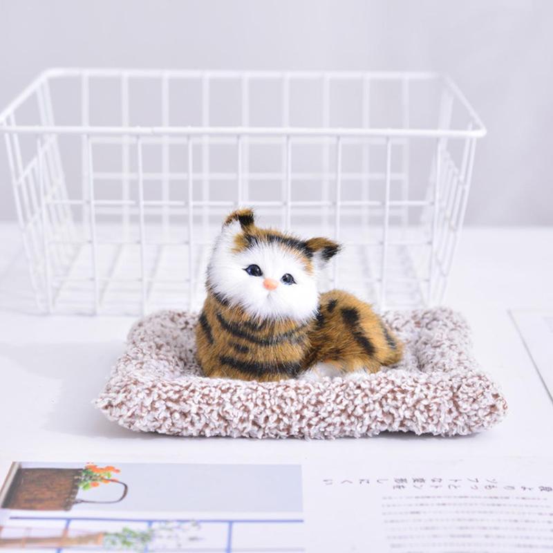 Product Introduction of Mainan boneka kucing untuk kanak-kanak, anak patung haiwan boneka simulasi, comel dan cantik, hadiah 22
