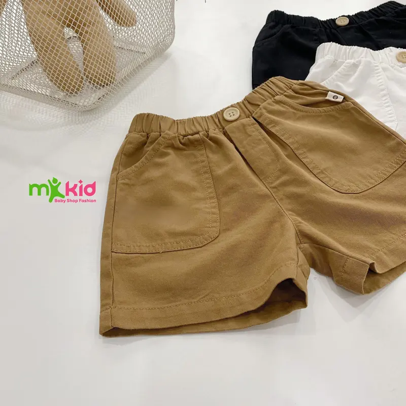 Quần Short Cho Bé Trai  8-24kg, Chất Kaki mềm mịn mát 2