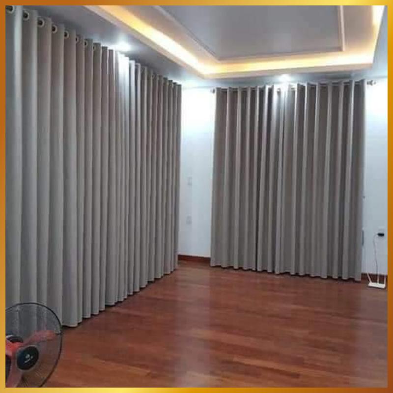 Rèm cửa kích thước lớn 4m và nhiều chiều cao để lựa chọn dùng để ngăn phòng sử dụng phòng máy lạnh chống nắng